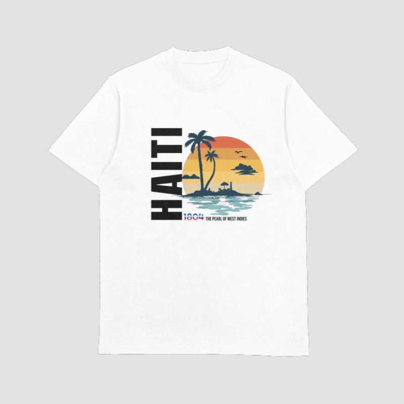 Caribbean Haiti - White Tee