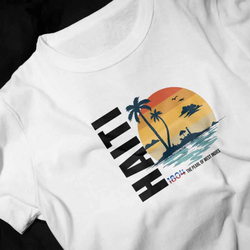 Caribbean Haiti - White Tee