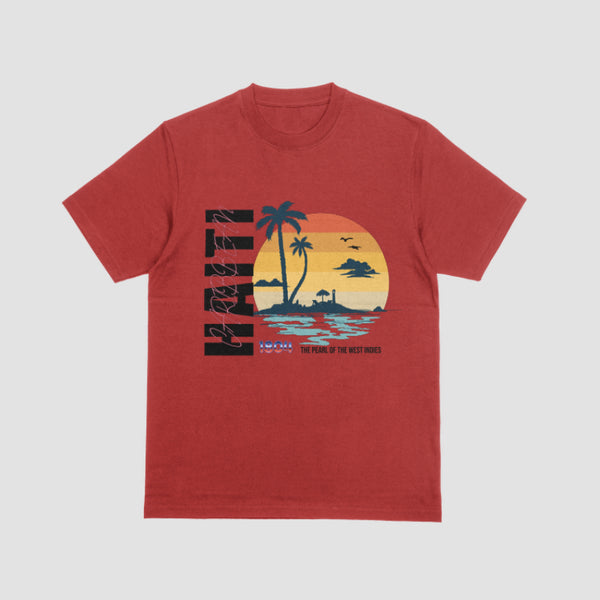 CARIBBEAN Haiti red T-shirt