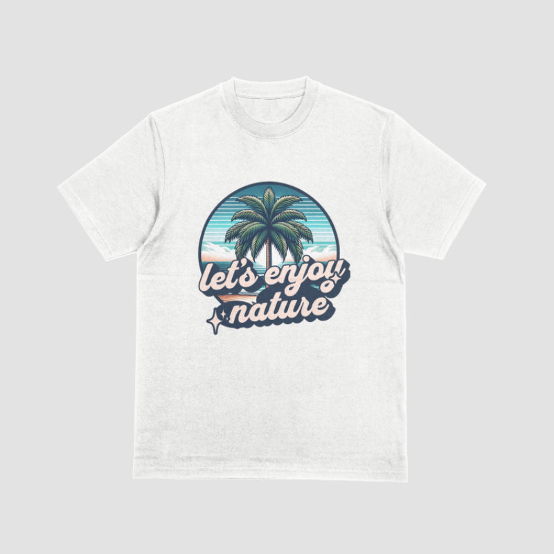 Caribbean white tee