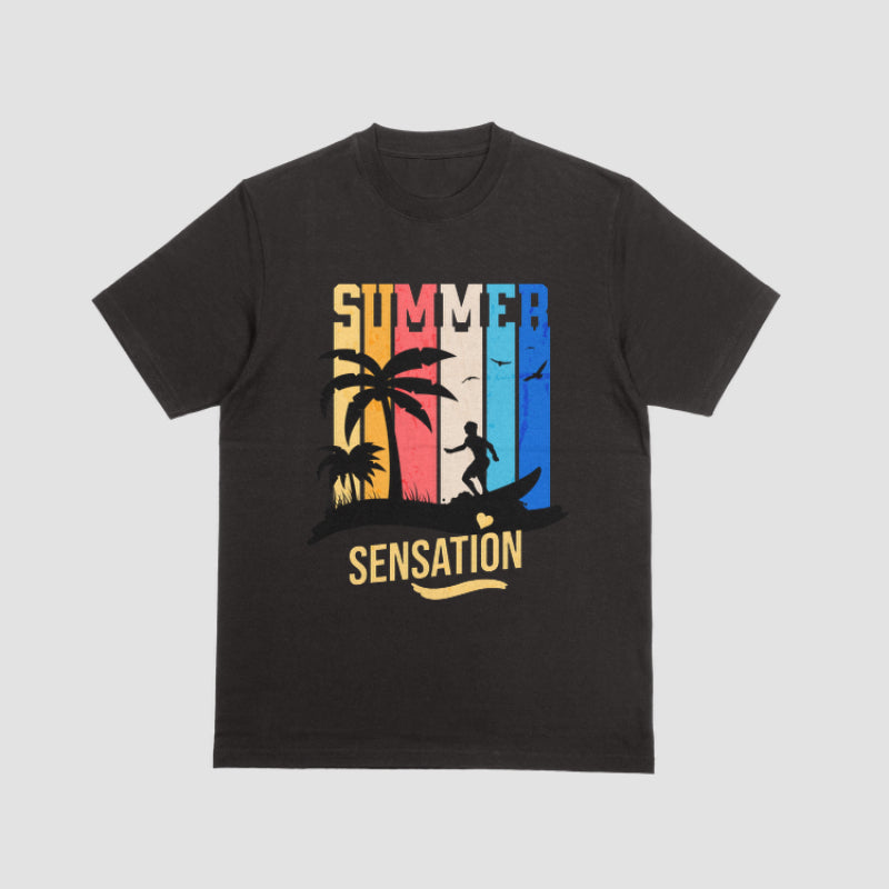 summer blackT-shirt